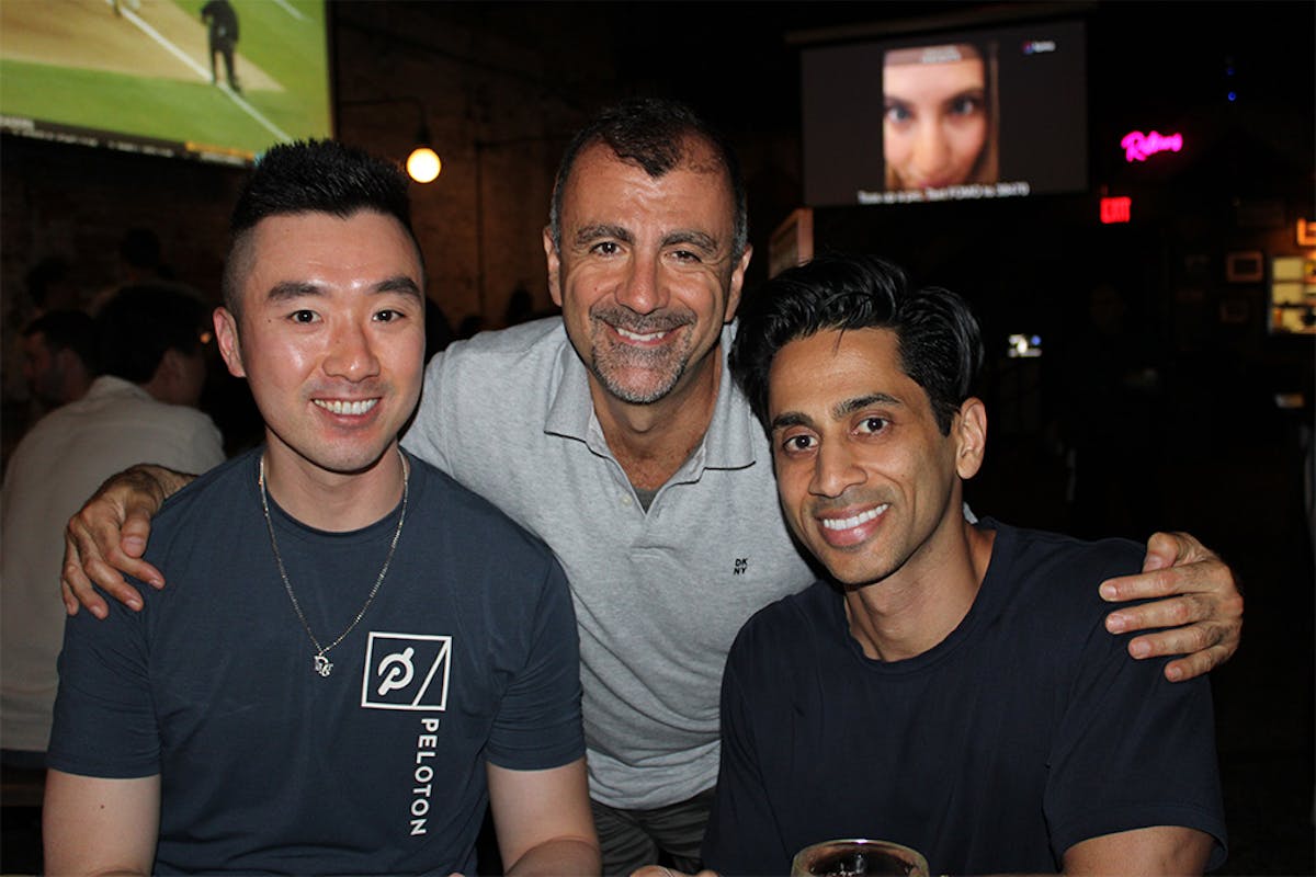 a group of people posing for the camera