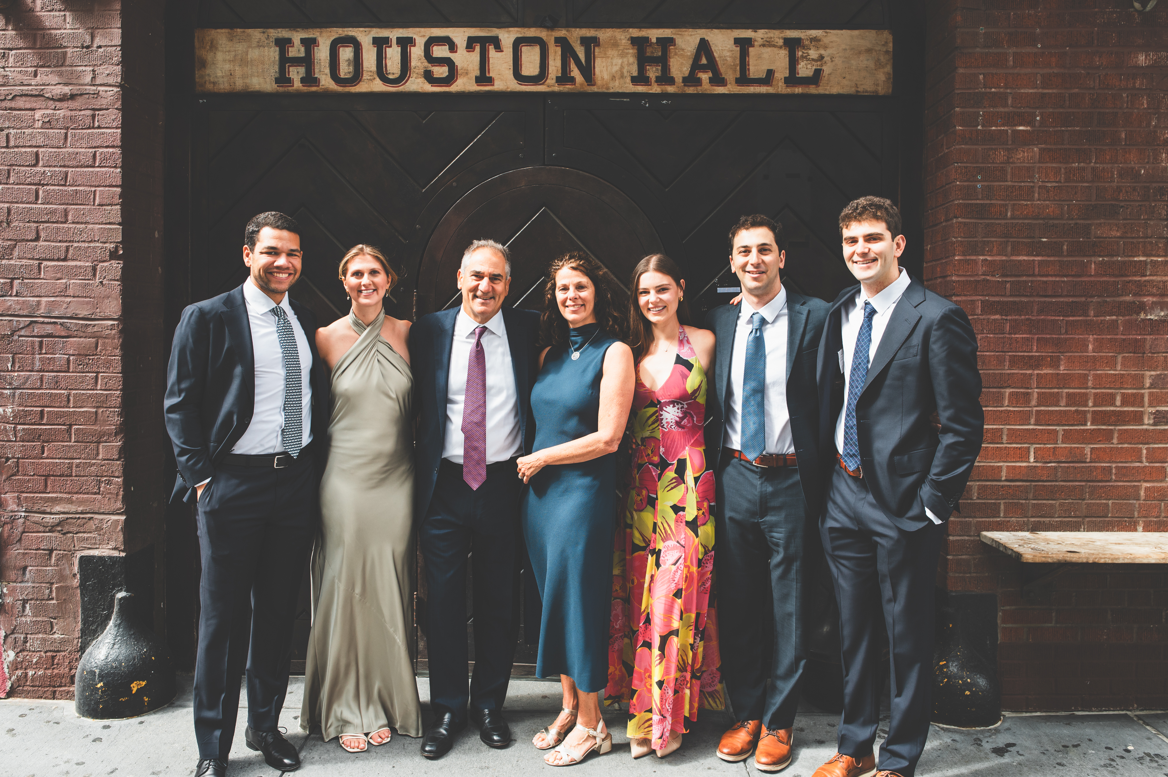a group of people posing for a photo
