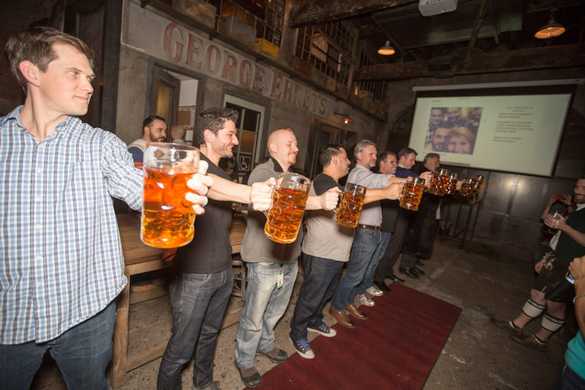 stein carrying contest