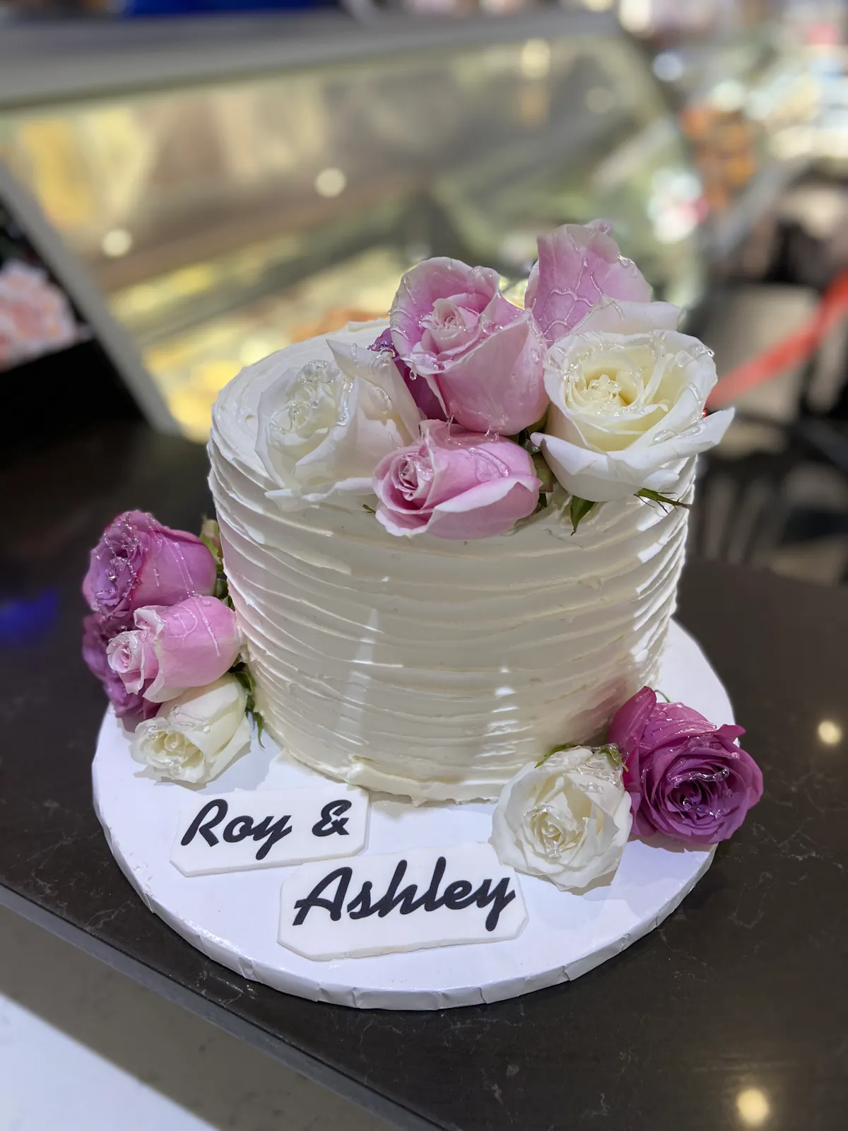 a chocolate cake sitting on top of a table