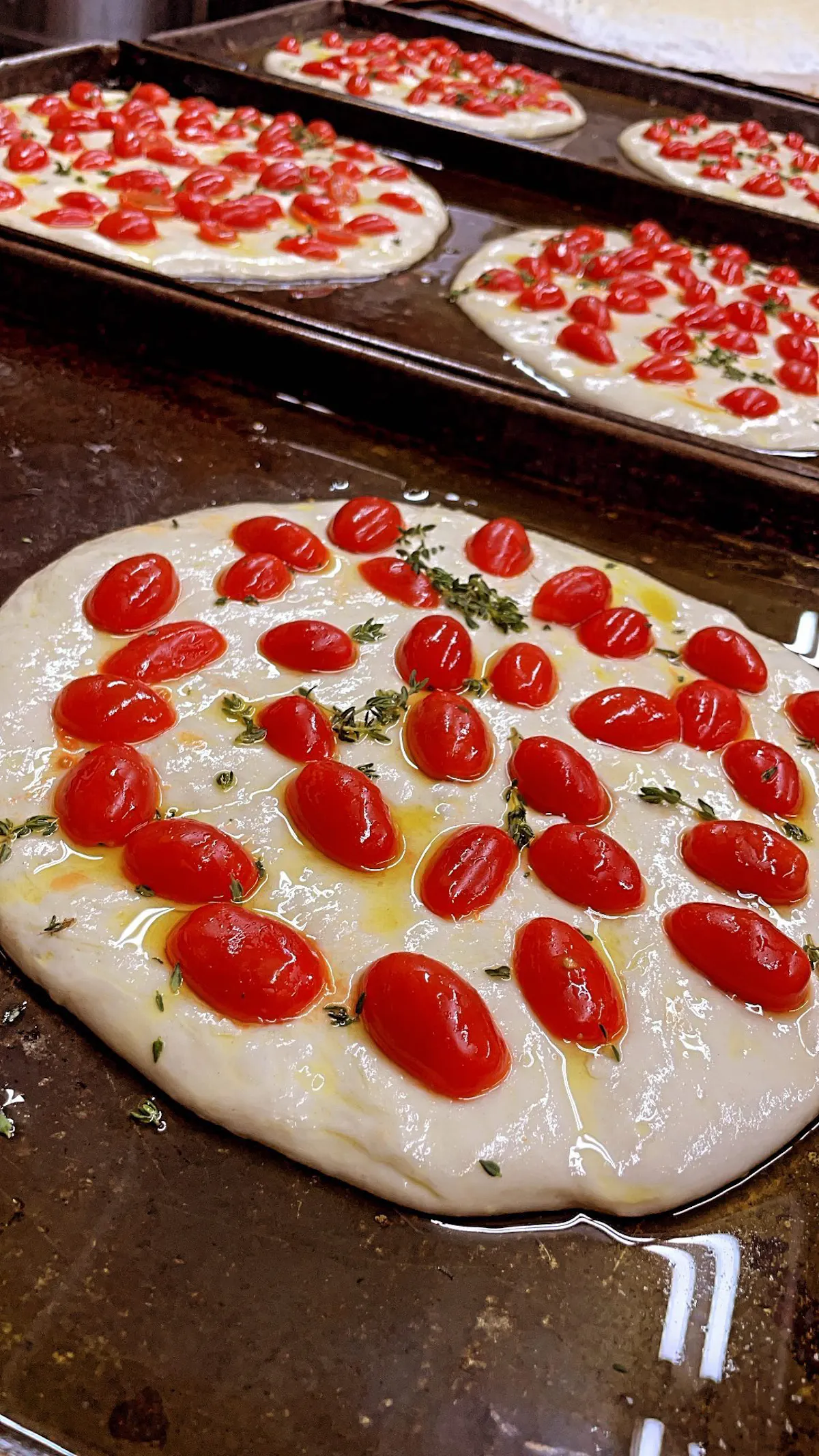 a pizza sitting on top of a table