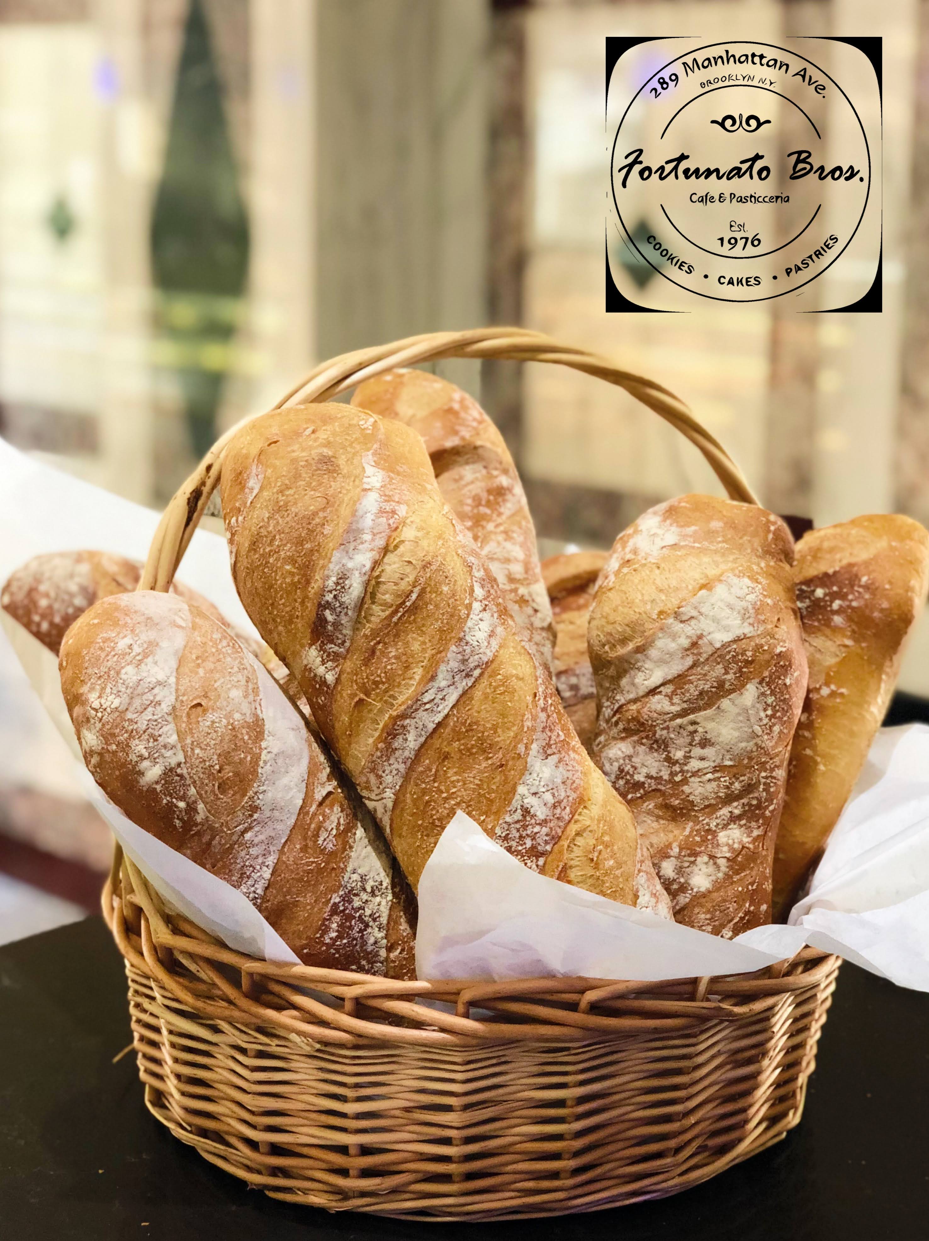 a basket of bread