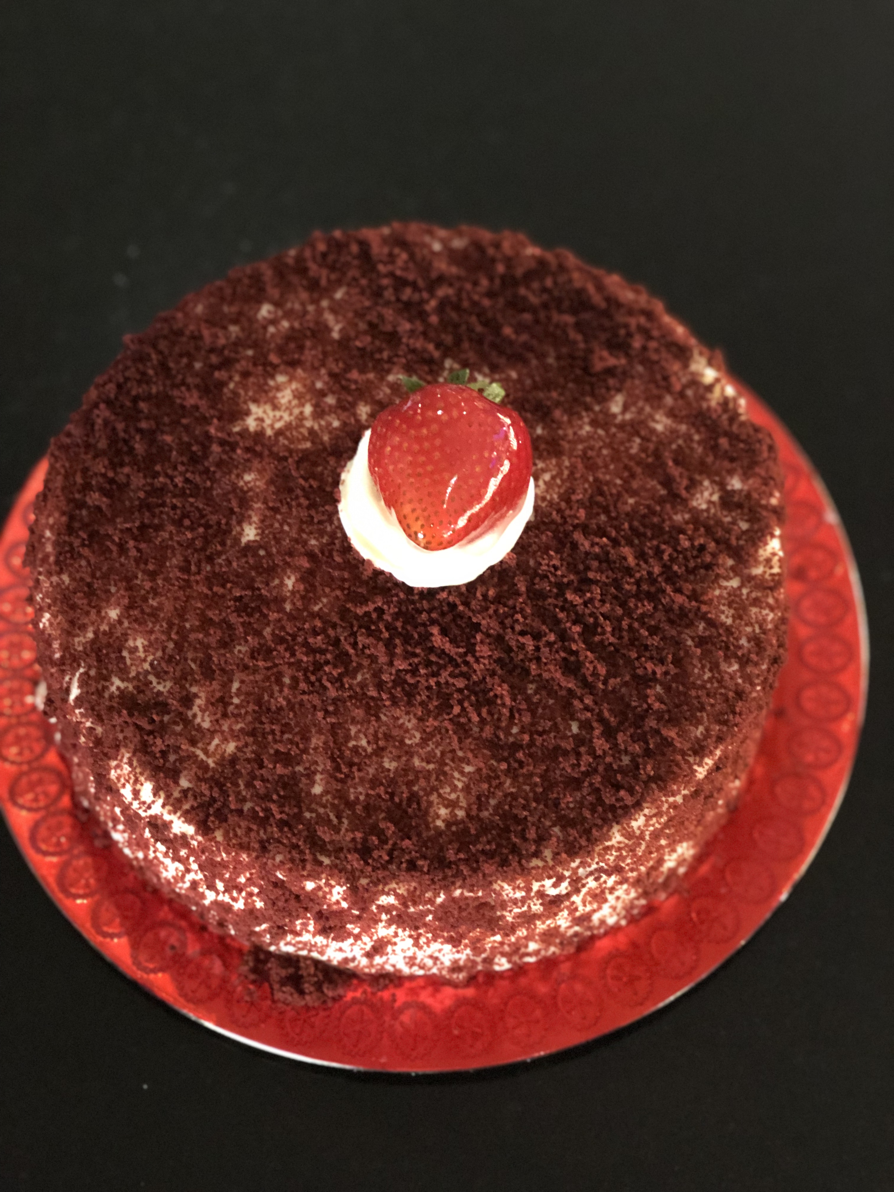 a chocolate cake on a plate