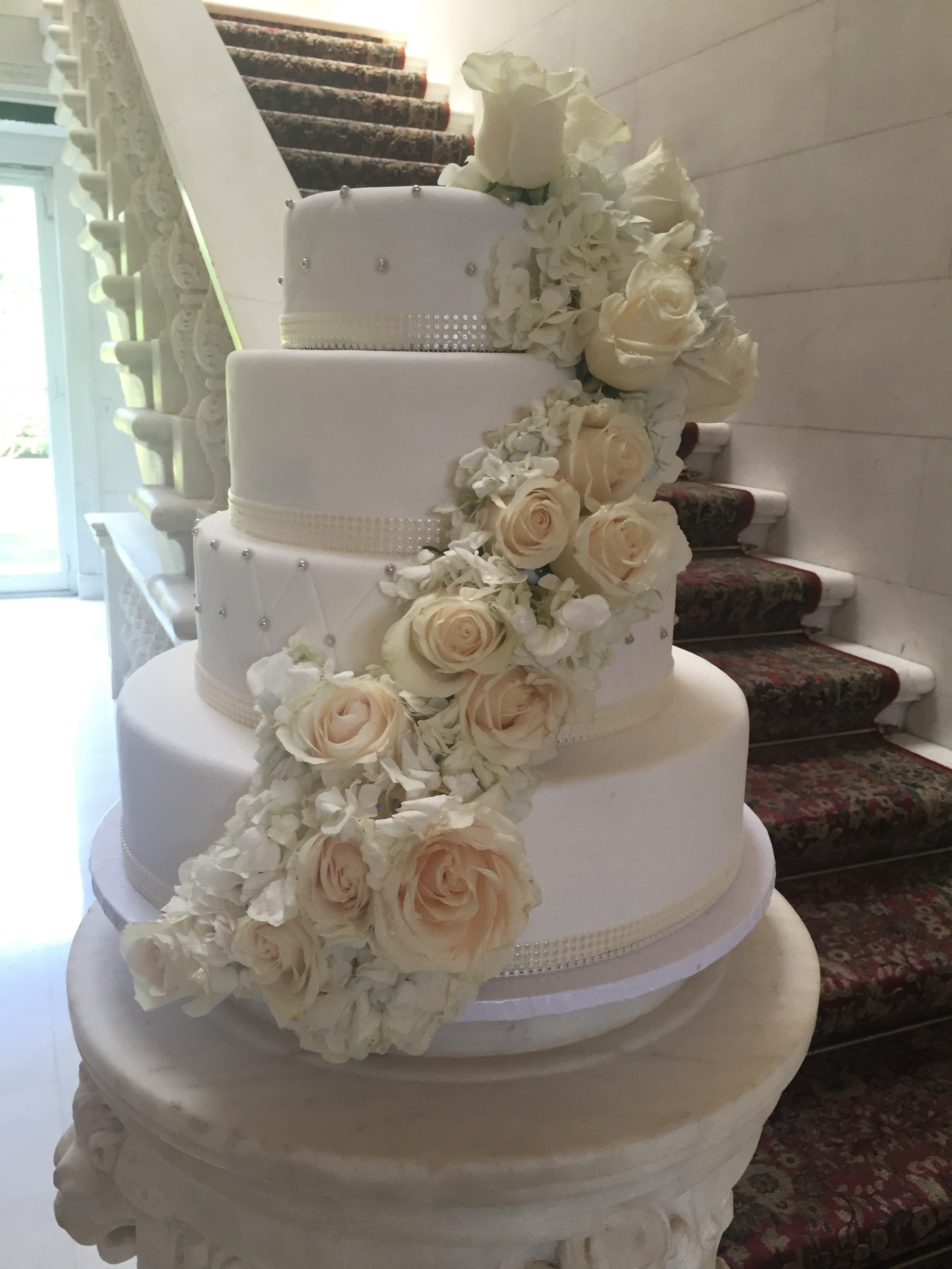 a wedding cake