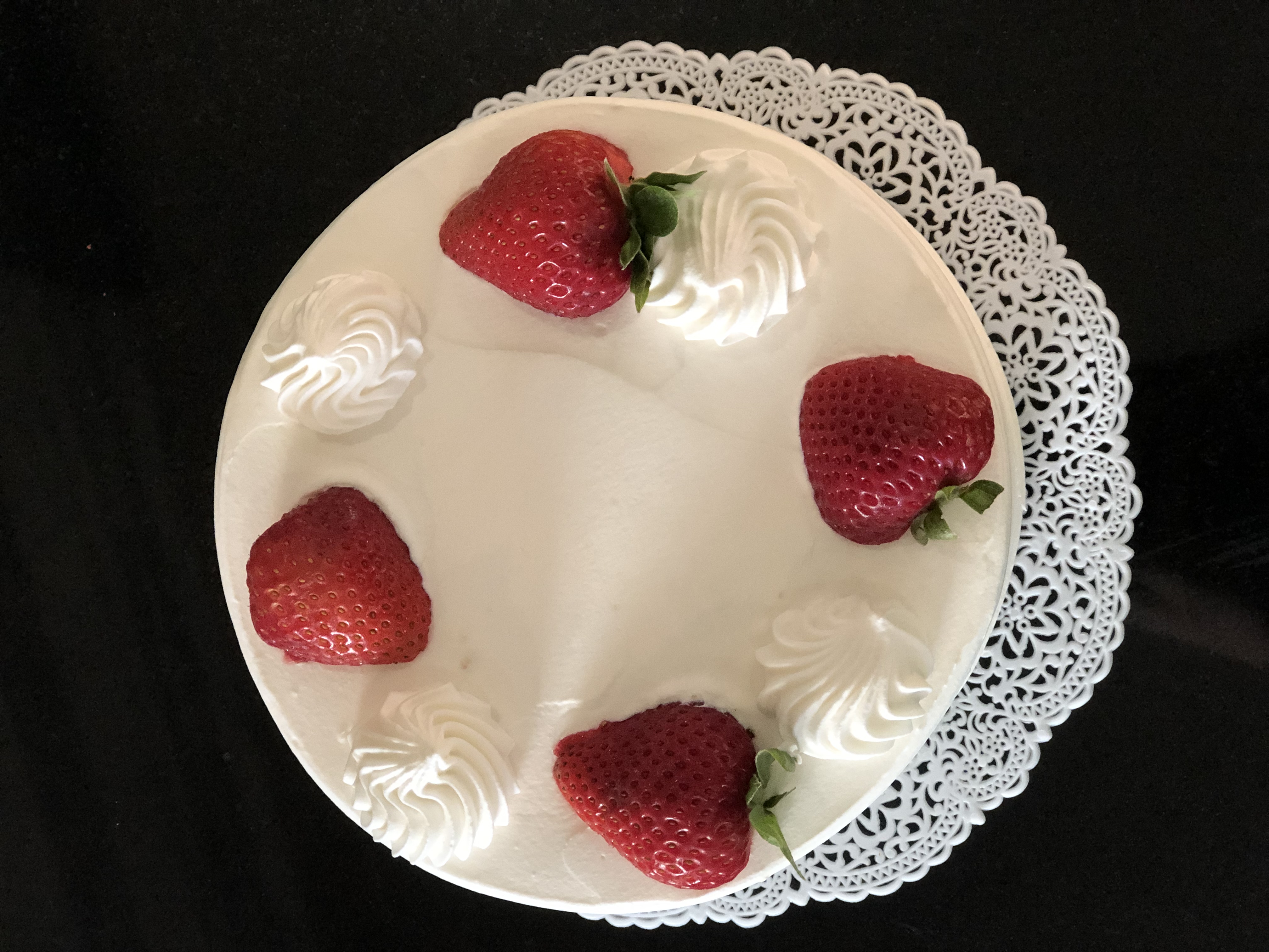 a piece of cake on a plate