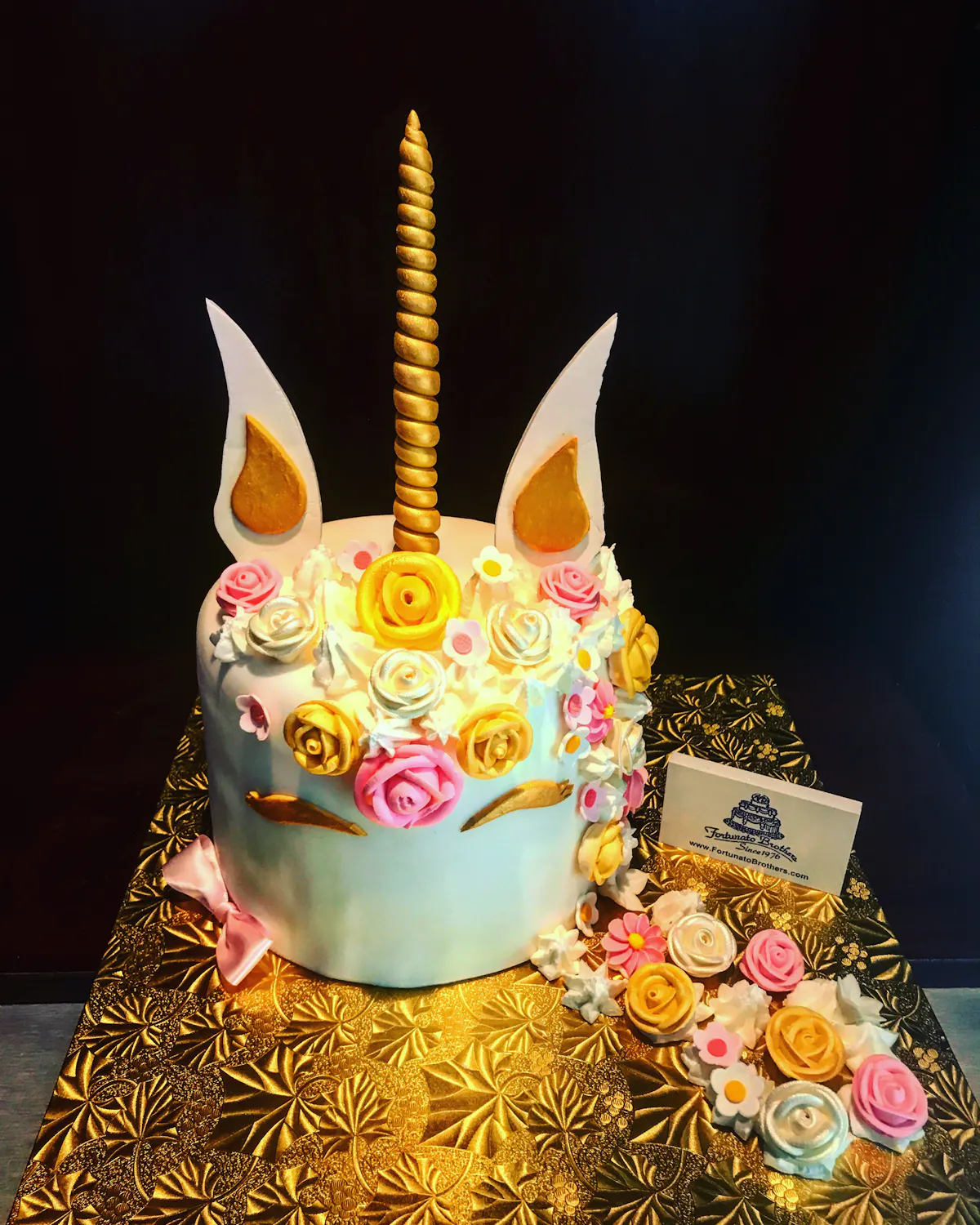 a cake sitting on top of a table