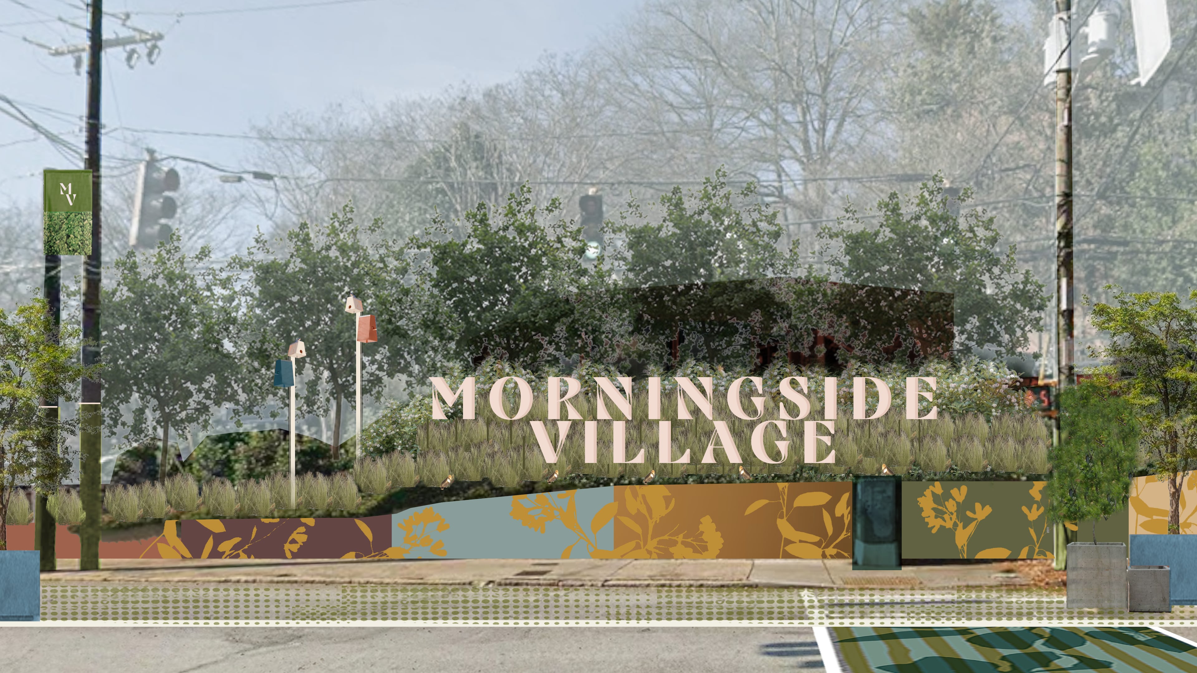 Morningside Village on North Highland Ave, Atlanta