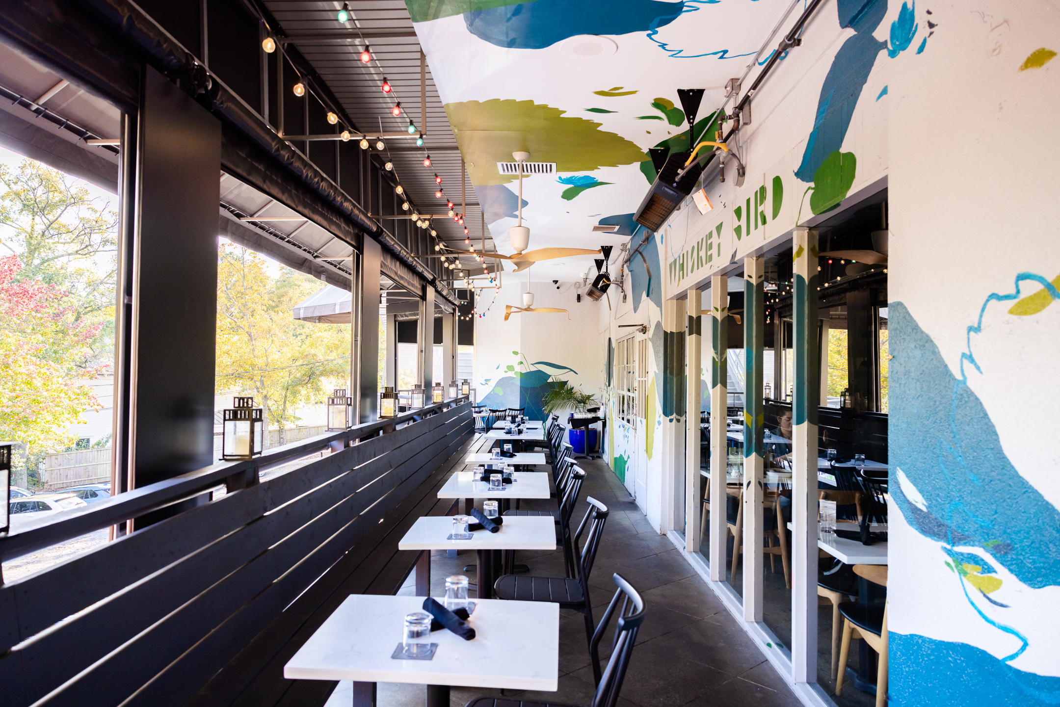 whiskey bird back patio