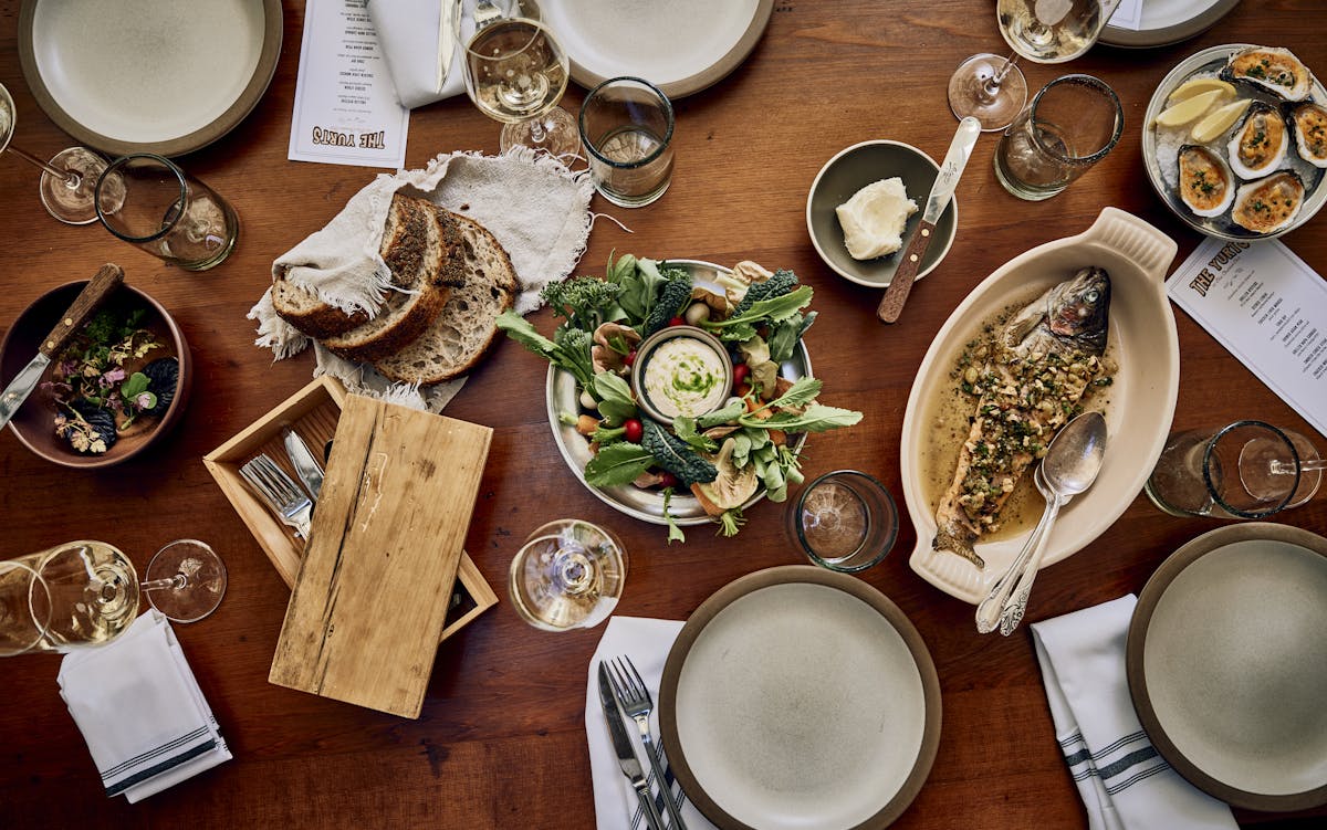a group of items on a table