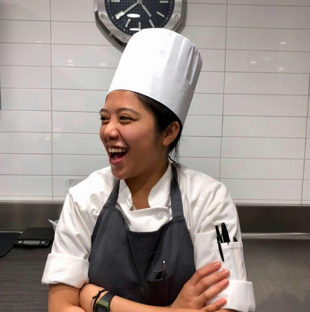 a person wearing a hat