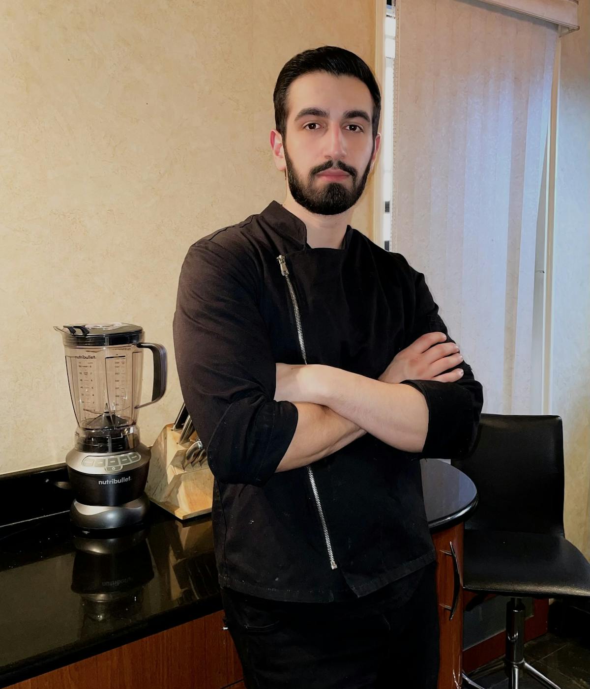 a person posing for the camera