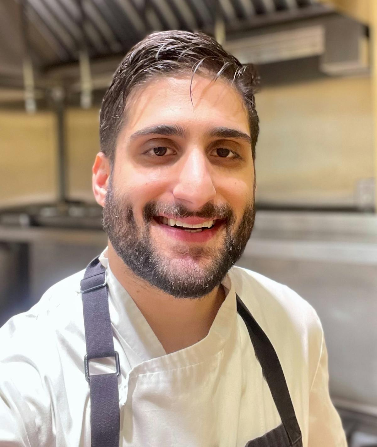 a man looking at the camera
