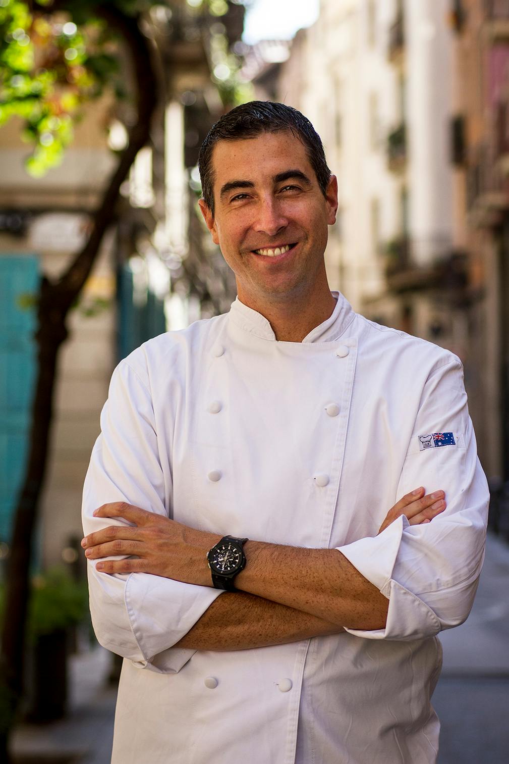 a man wearing a blue shirt