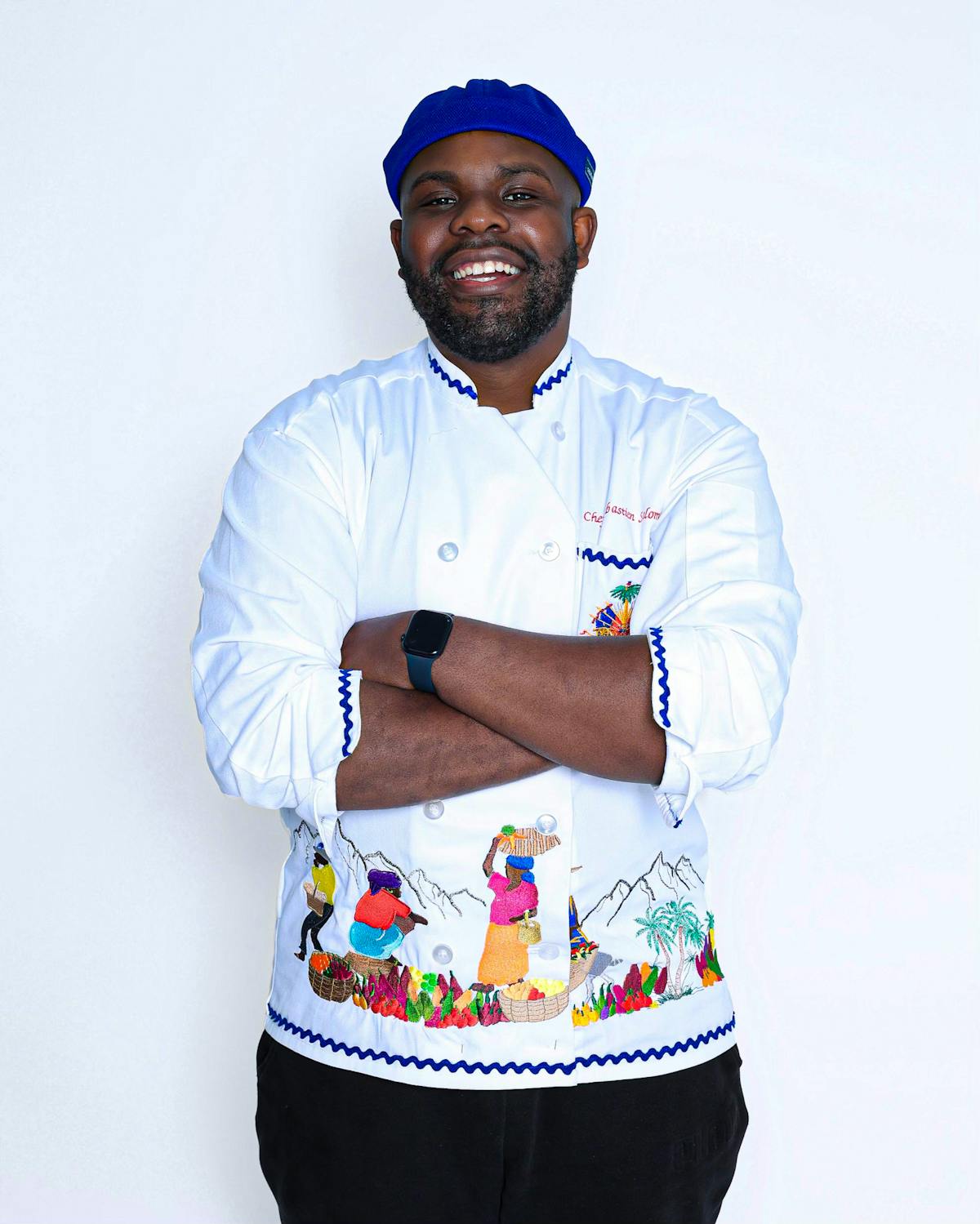 a person wearing a hat