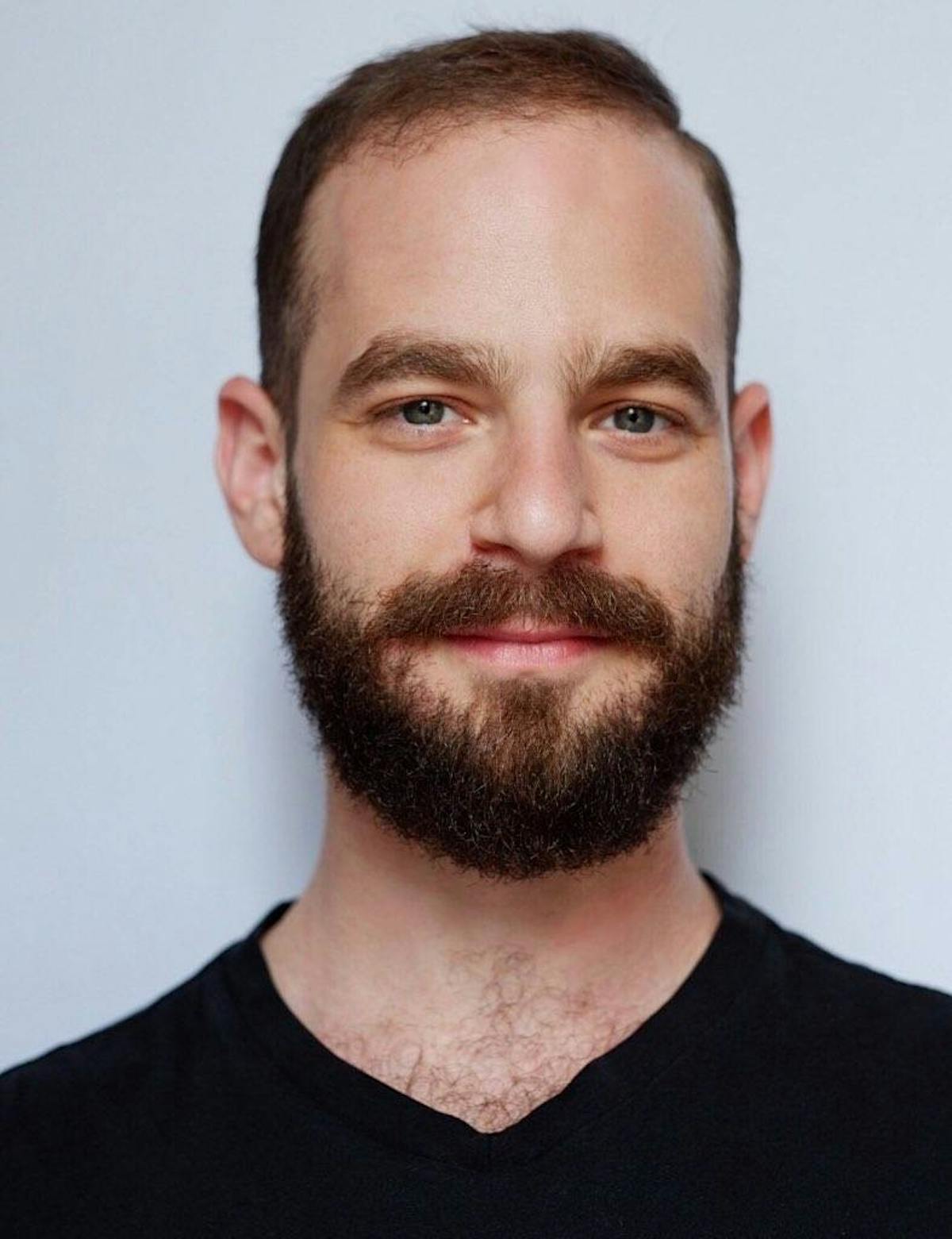 a man looking at the camera