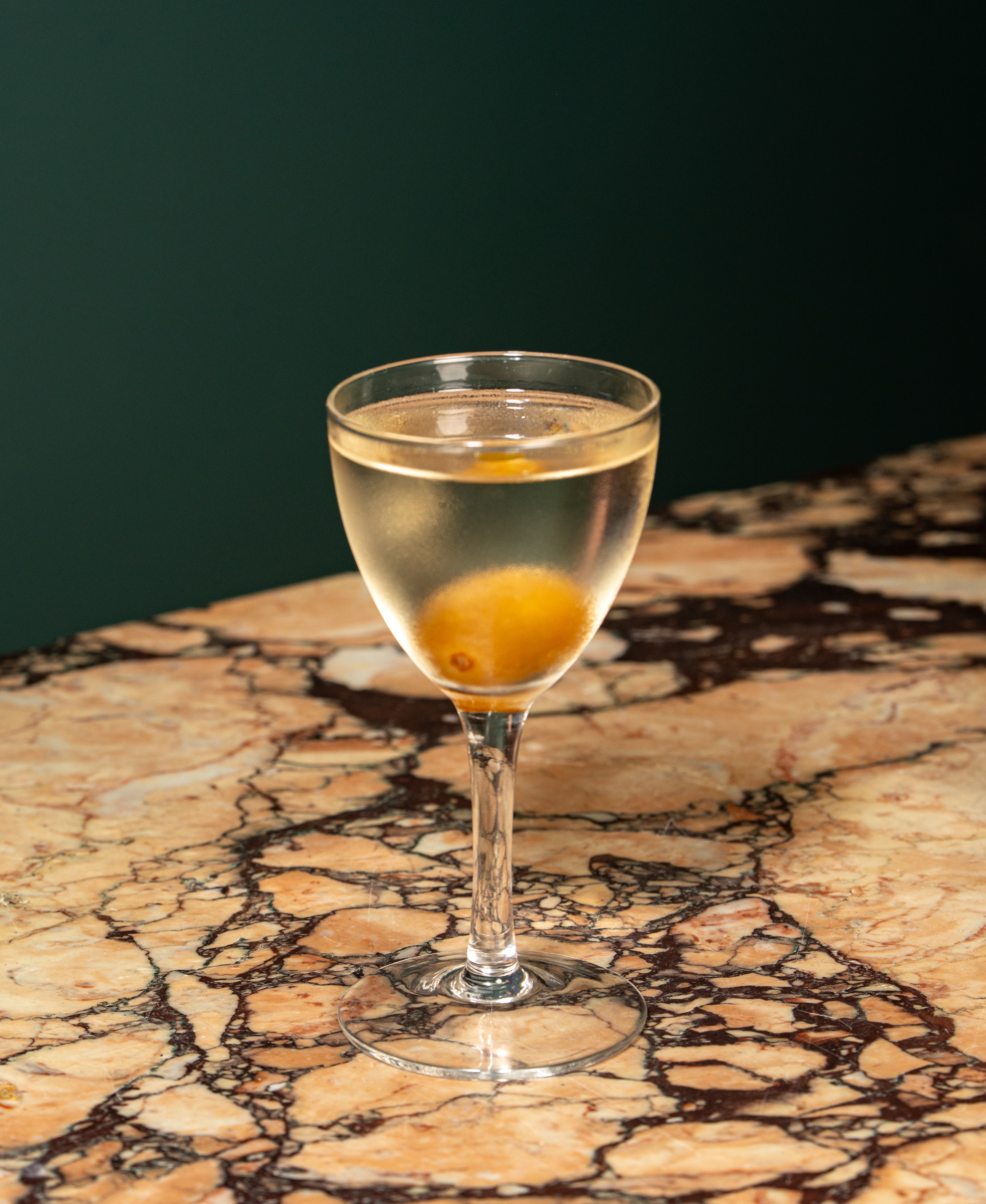 a close up of a drink