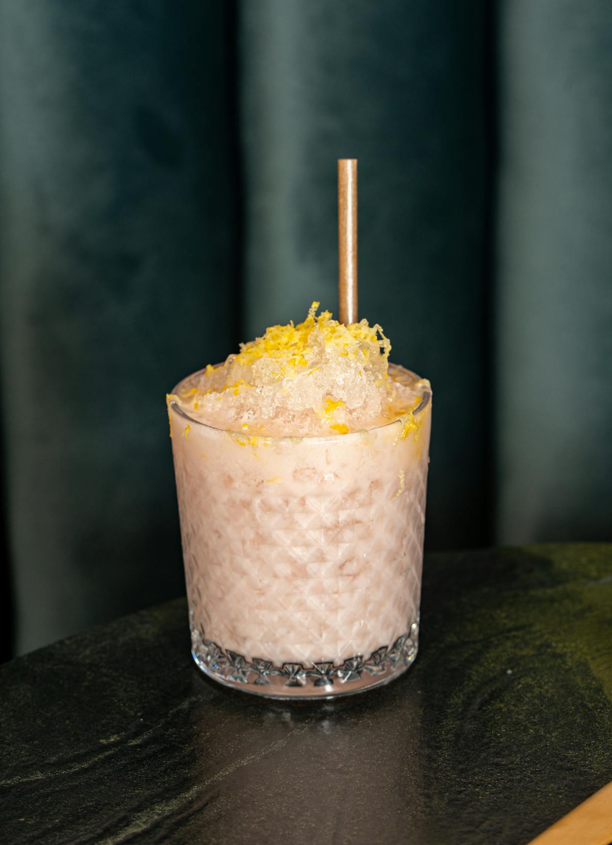 a close up of a drink