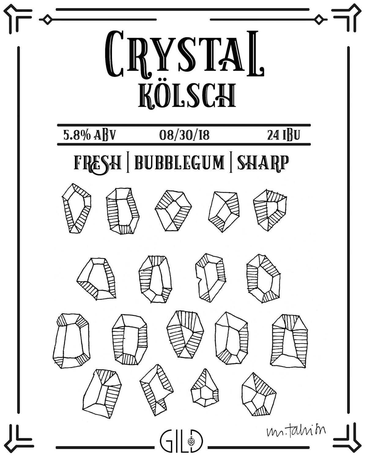 a close up of crystal logos
