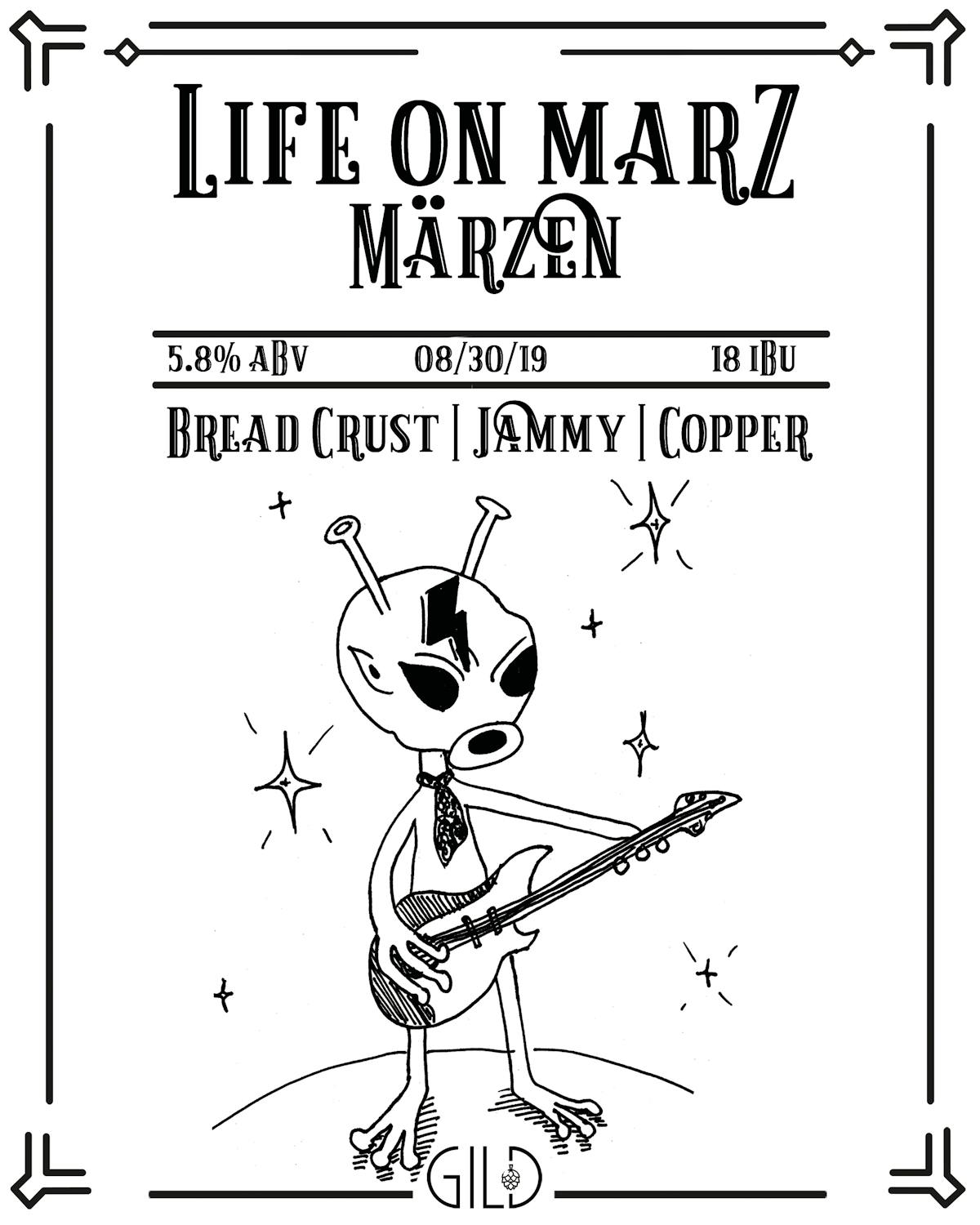 Life On Marz alien logo