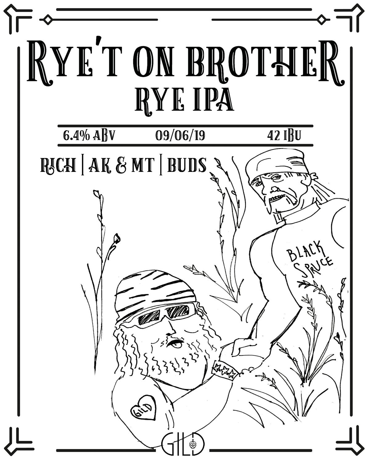 Rye't On Brother hulk hogan logo