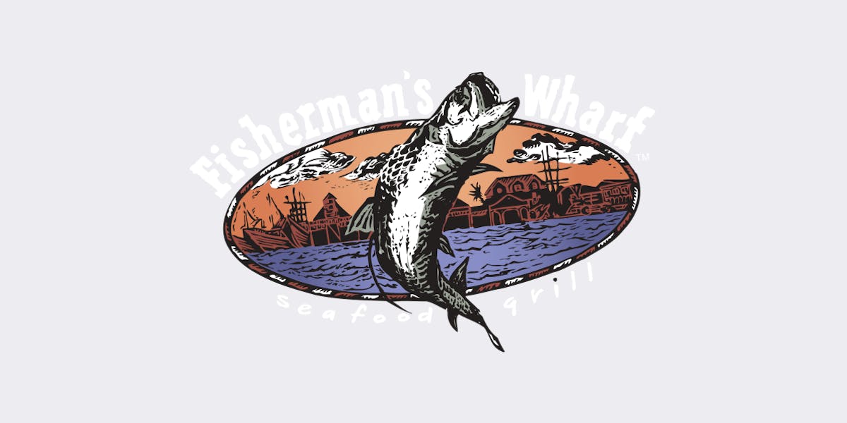 Fisherman's Wharf restaurant logo - View nutrition facts, calories, and macros for menu items at 2200 Harborside Dr, Galveston, TX 77550