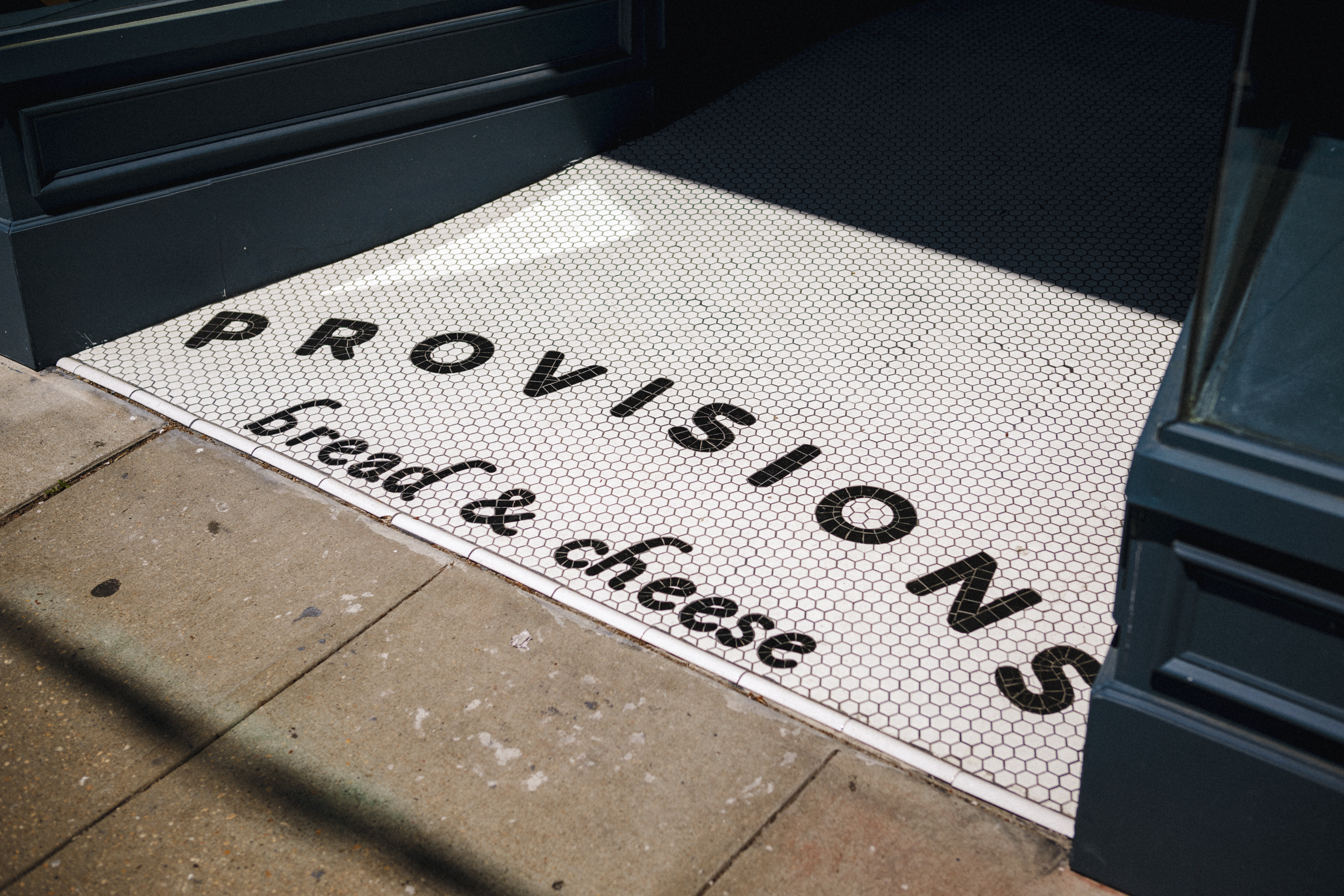 a door with a sign on it