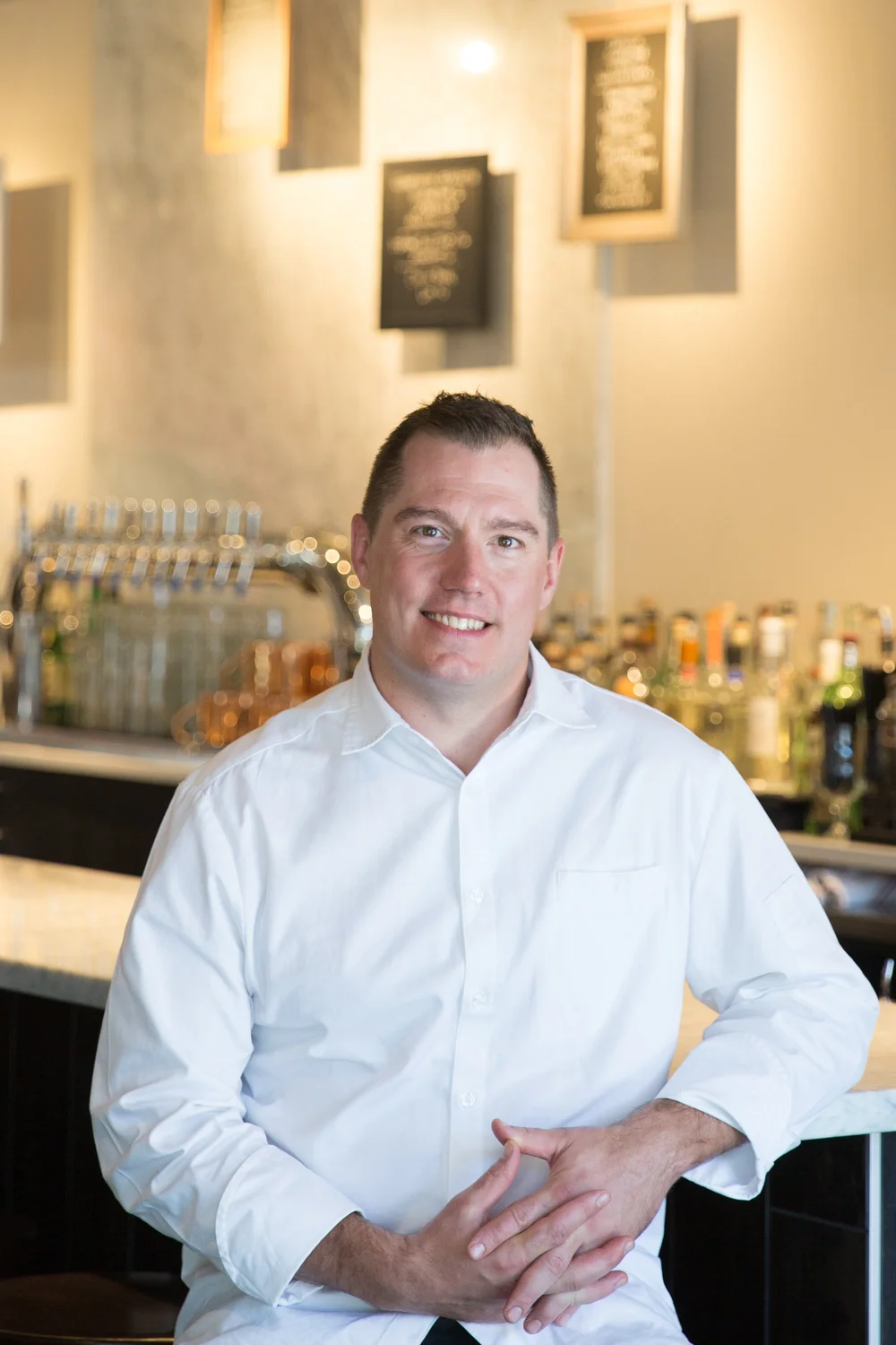 a man sitting at a table