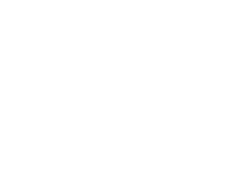 a black and white logo with a face and numbers