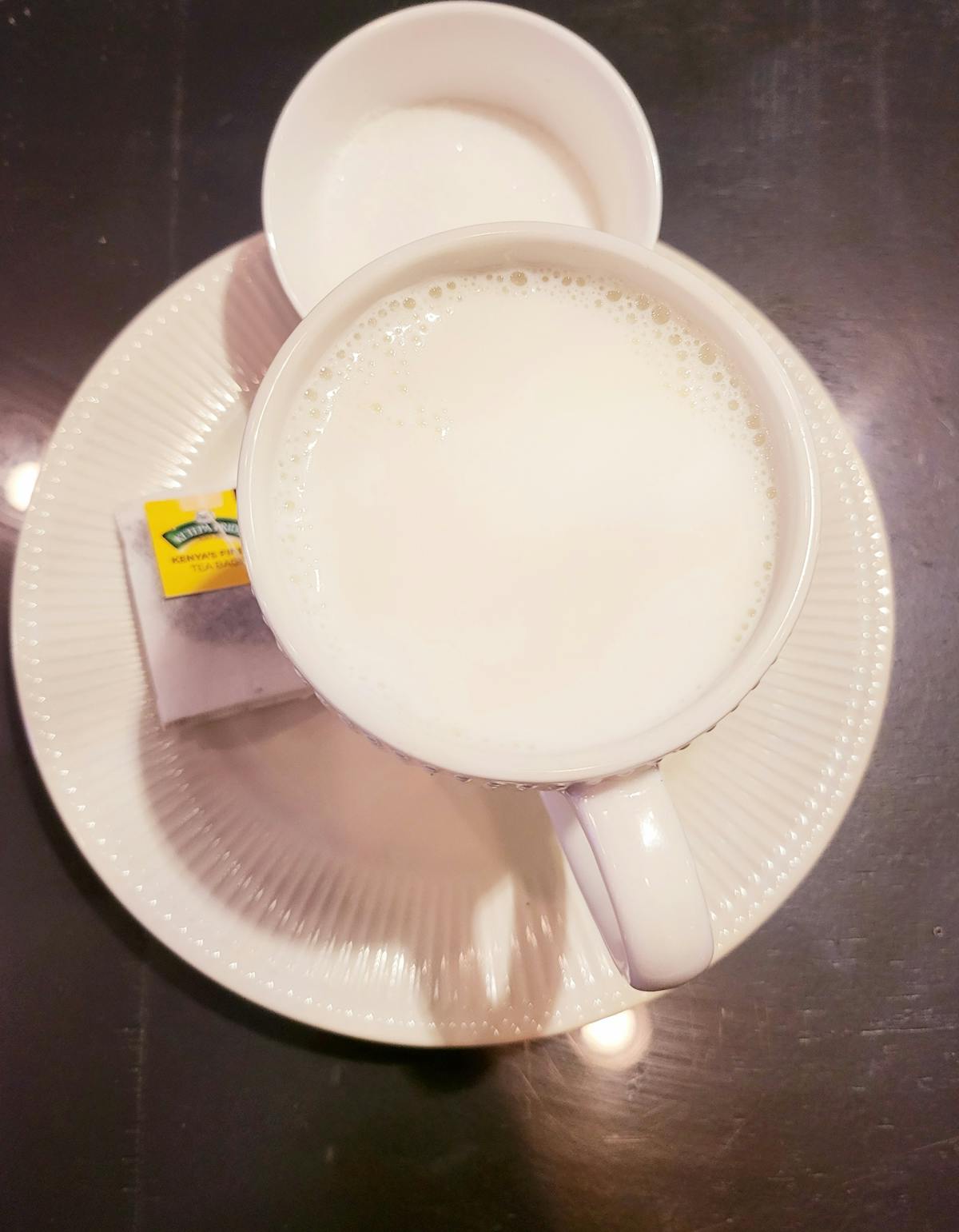 a cup of coffee on a table