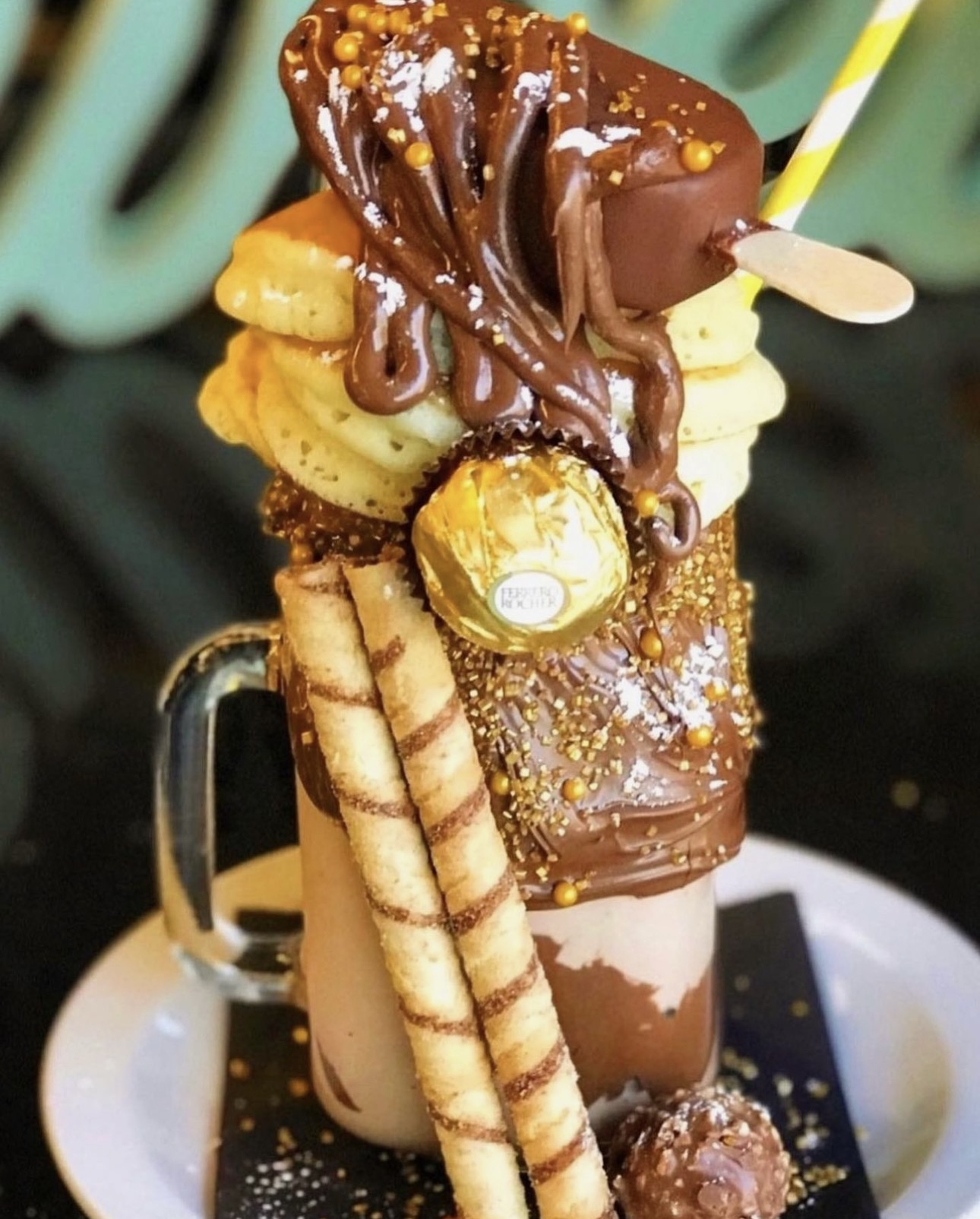 a piece of cake and ice cream on a plate