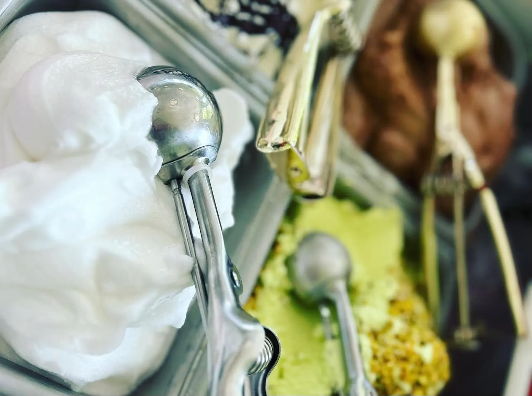 a close up of a fork and knife