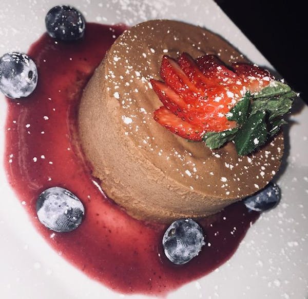 a slice of cake on a plate