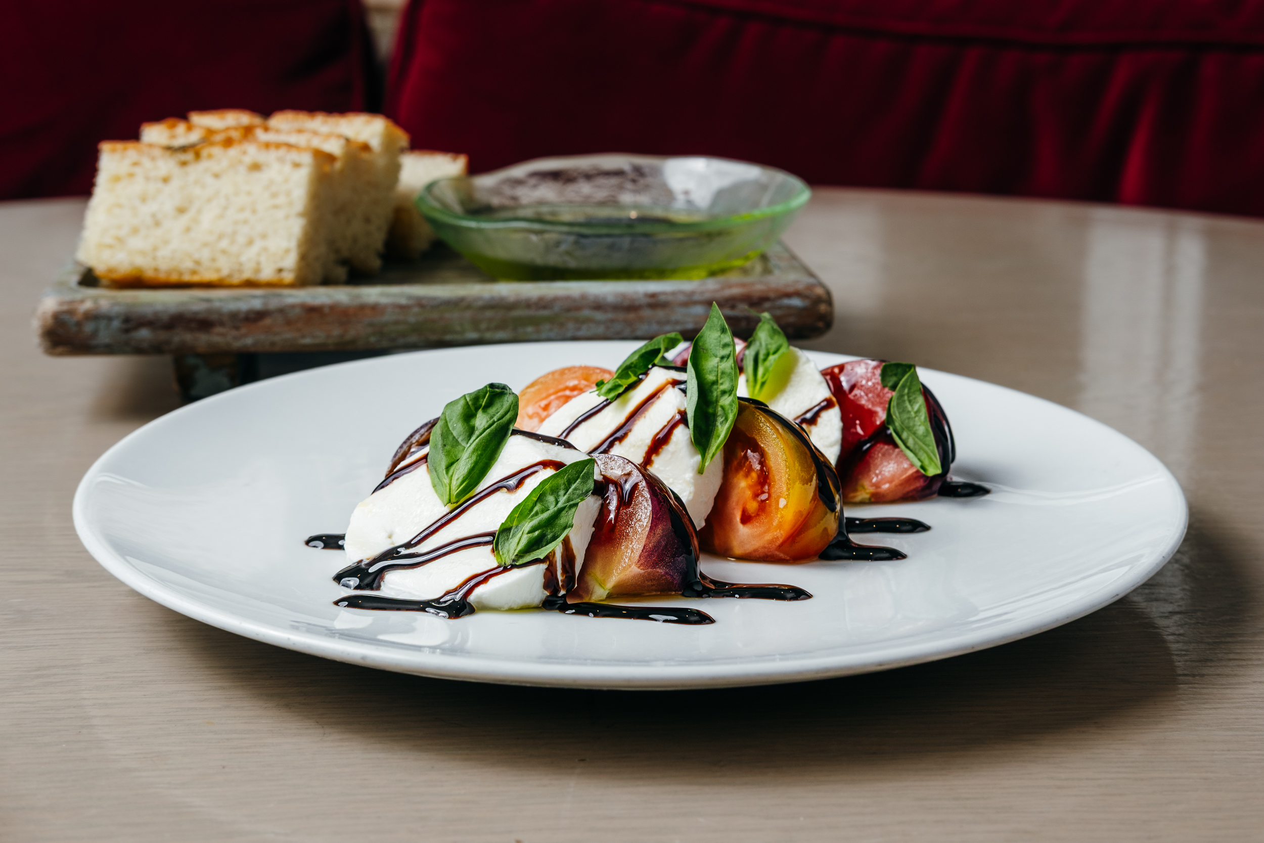 caprese antipasta starter for dinner in henderson