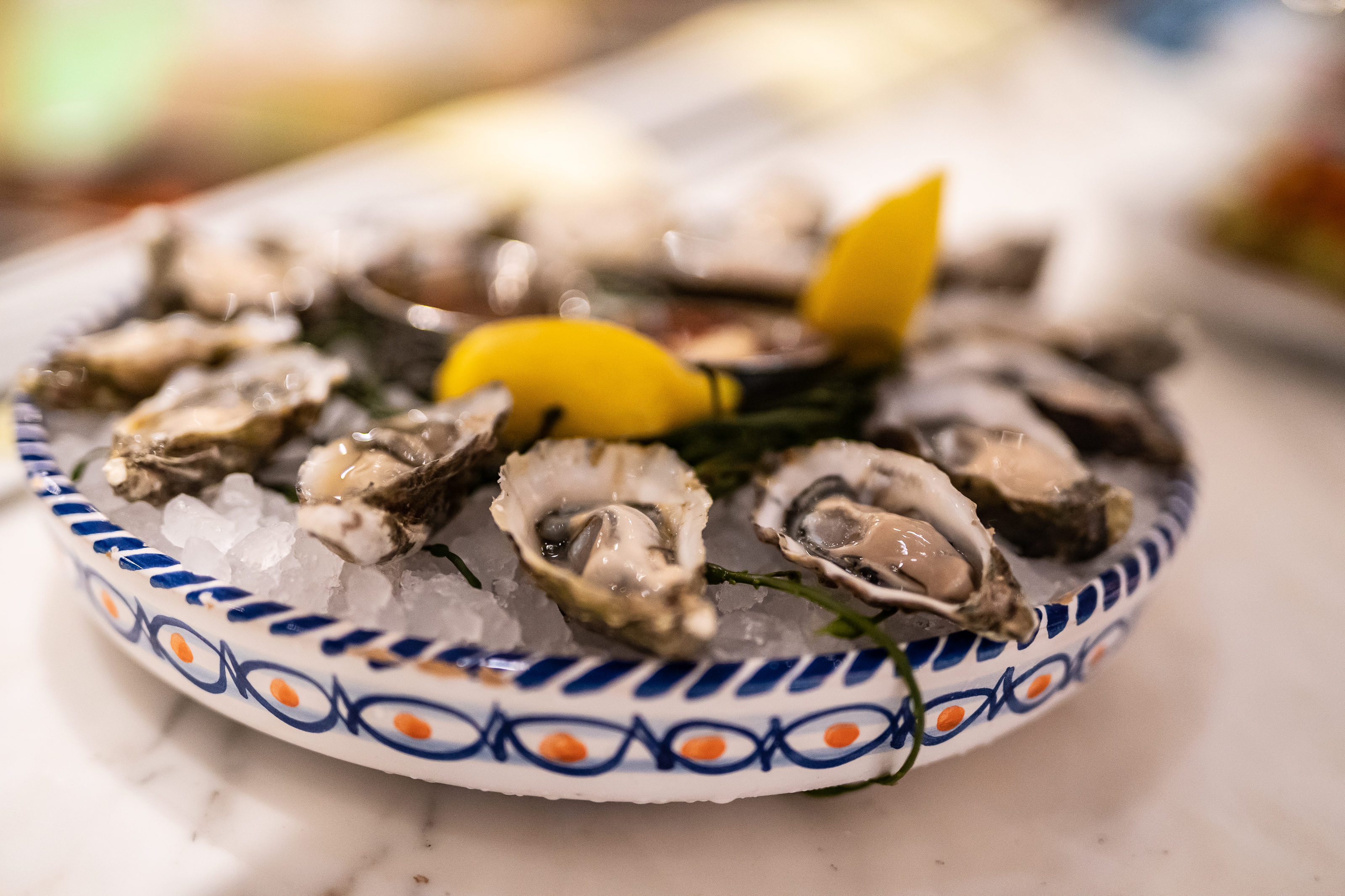 oysters at this green valley italian restaurant 