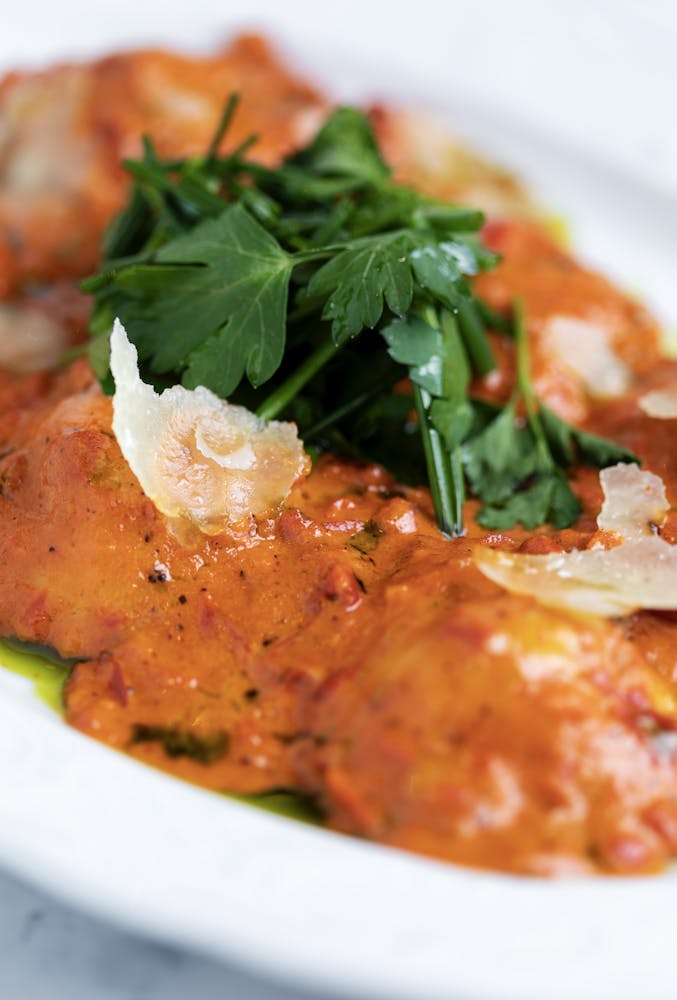 lobster ravioli at this green valley italian restaurant