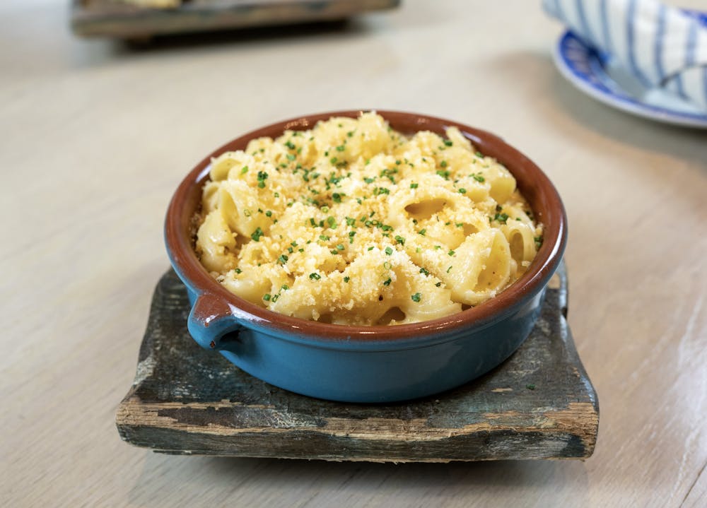 mac n cheese for adults at the kids halloween brunch