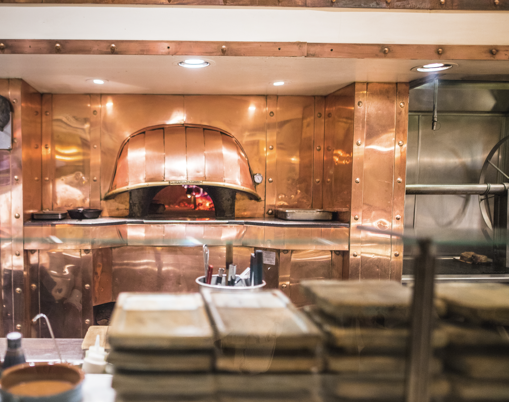 kitchen of this green valley italian restaurant