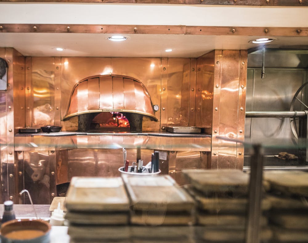 kitchen of this green valley italian restaurant