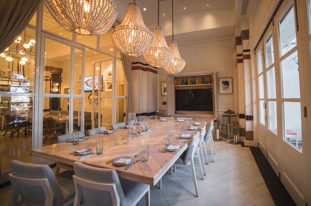 venue shot of Bottiglia for the holidays at this italian restaurant green valley ranch