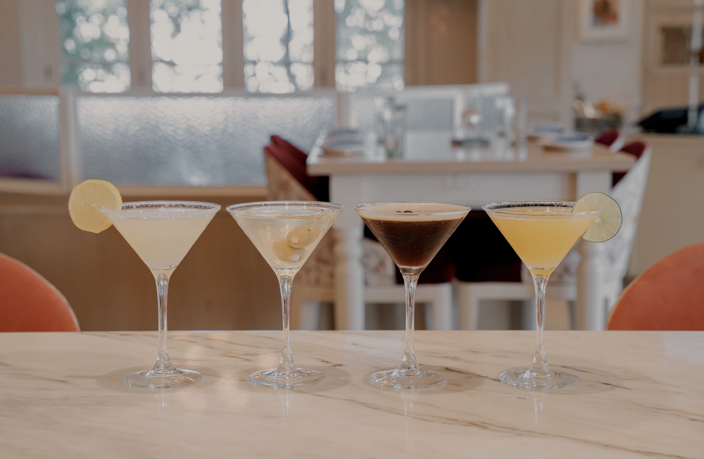 $5 martini lineup at this henderson italian restuarant green valley ranch