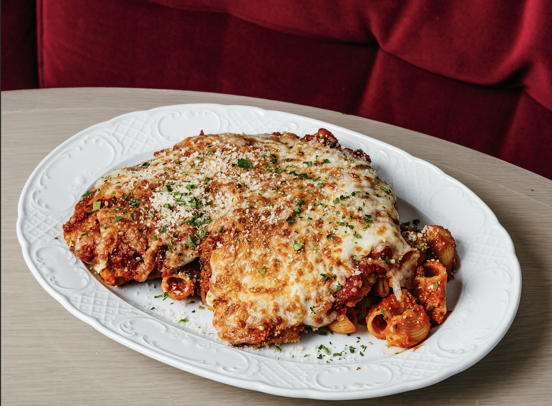 popular chicken parmesan dish at this green valley italian restuarant