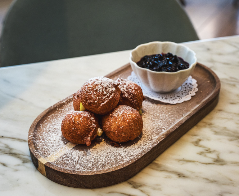dessert at bottiglia try the lemon zeppole