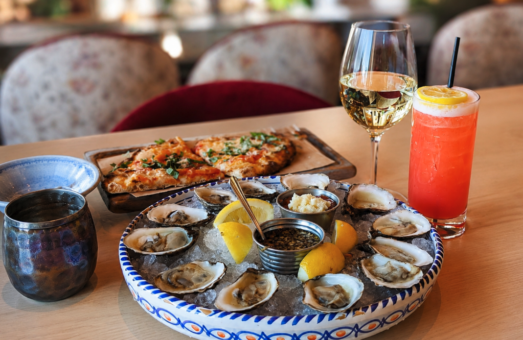 enjoy oysters at this henderson italian