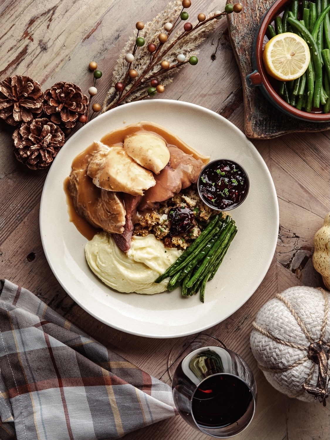 thanksgiving platter dinner option 