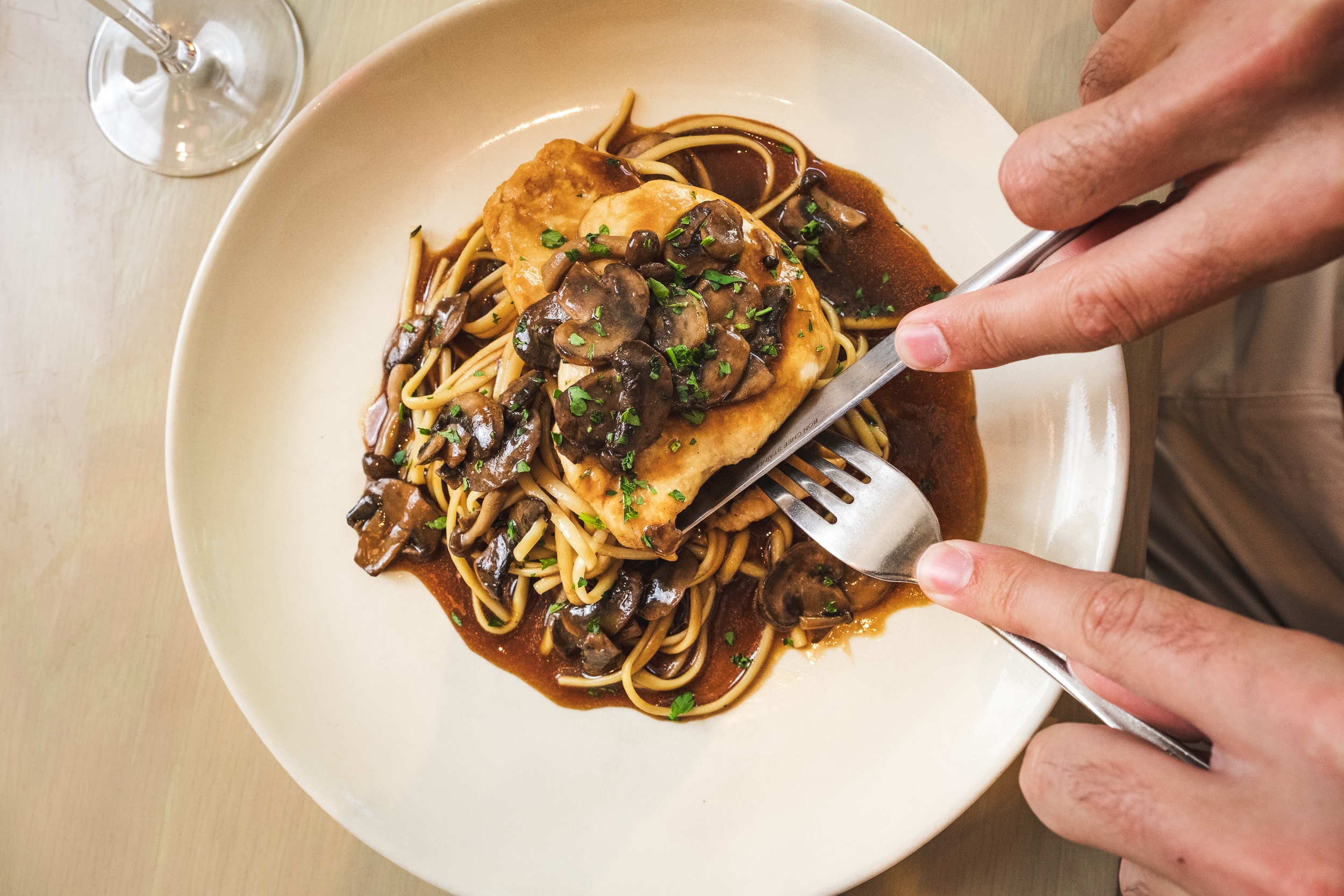 chicken marsala at this henderson italian restaurant