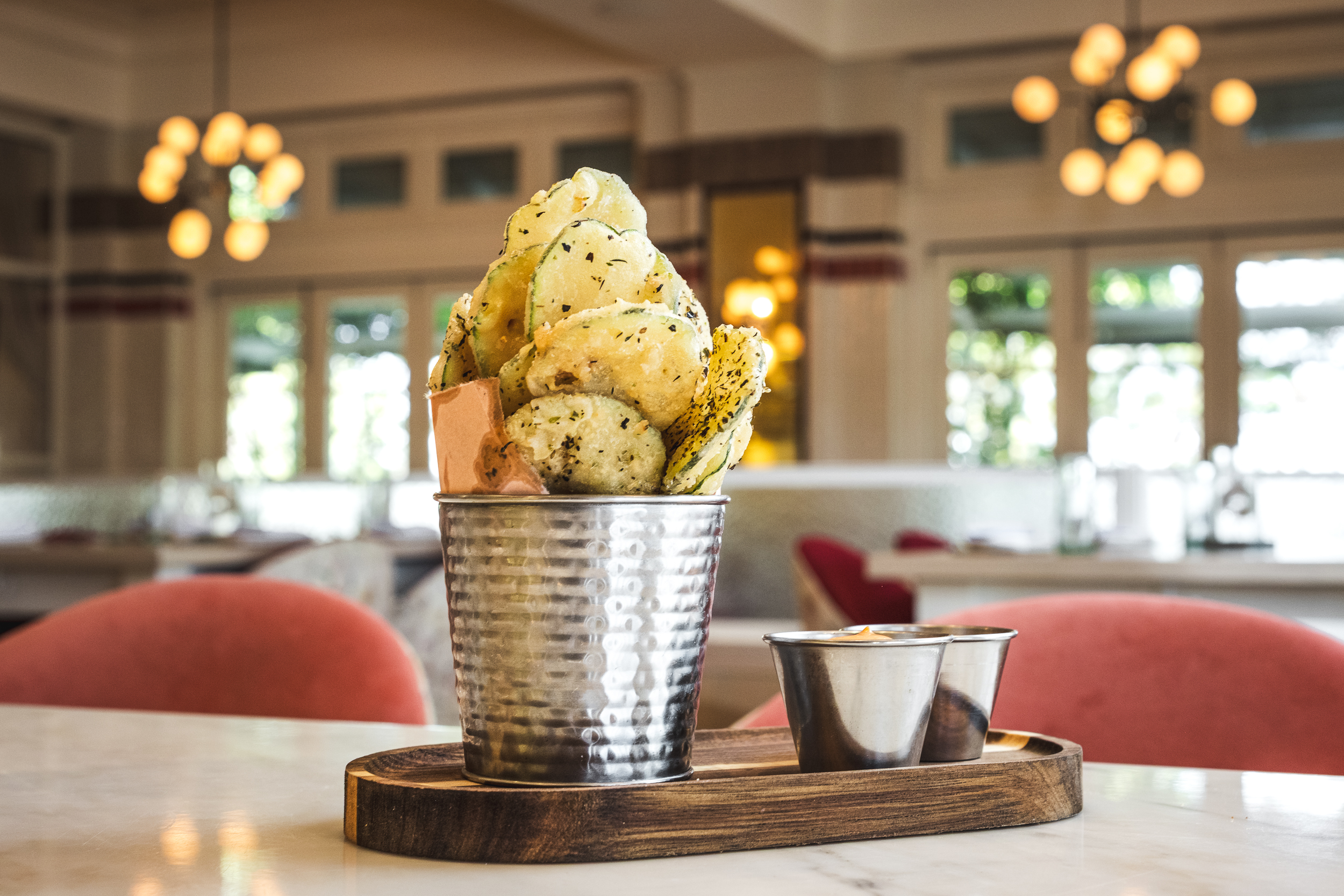 zucchini chips for national happy hour day at this henderson italian