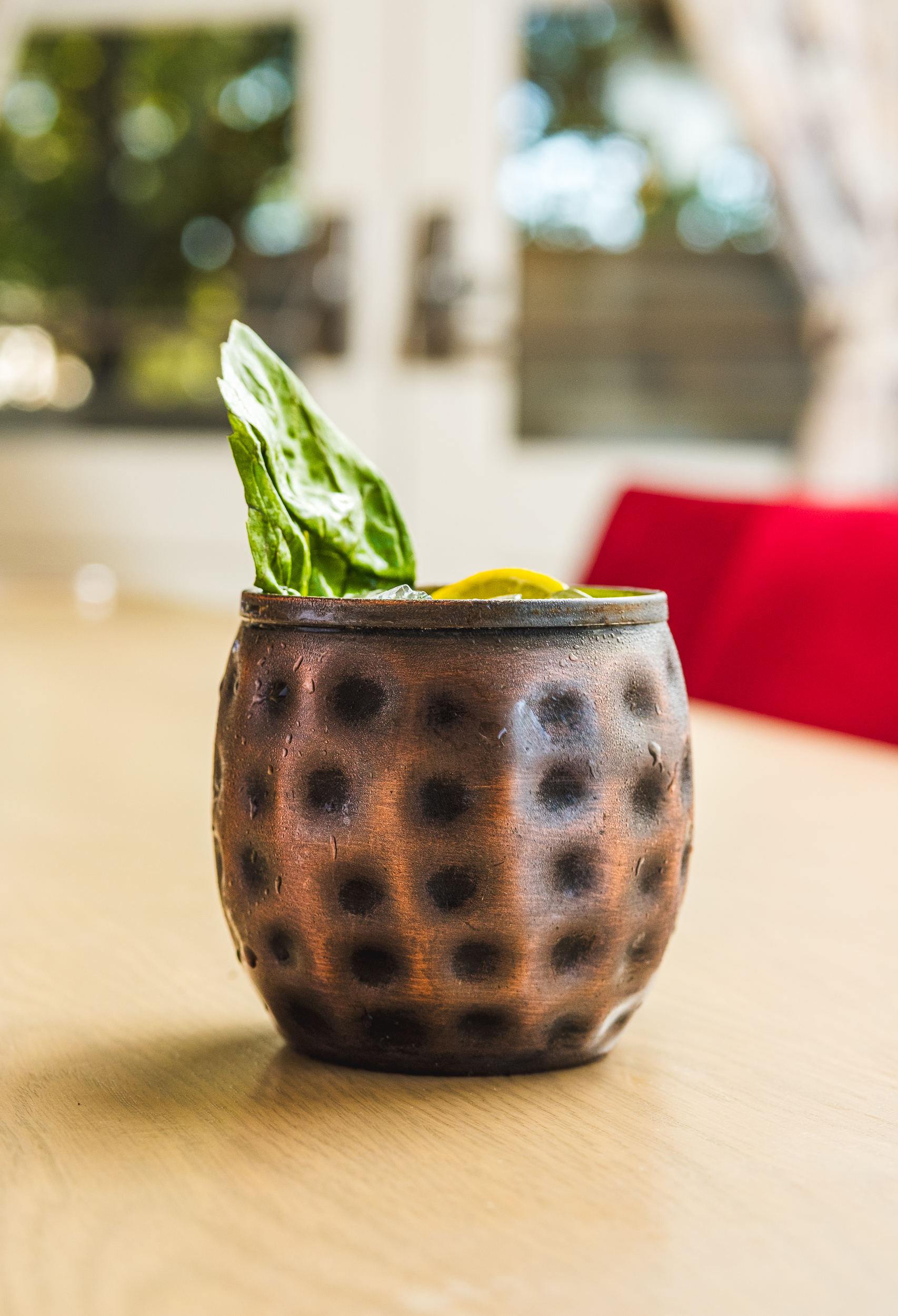 moscow mule on the specialty cocktail happy hour menu