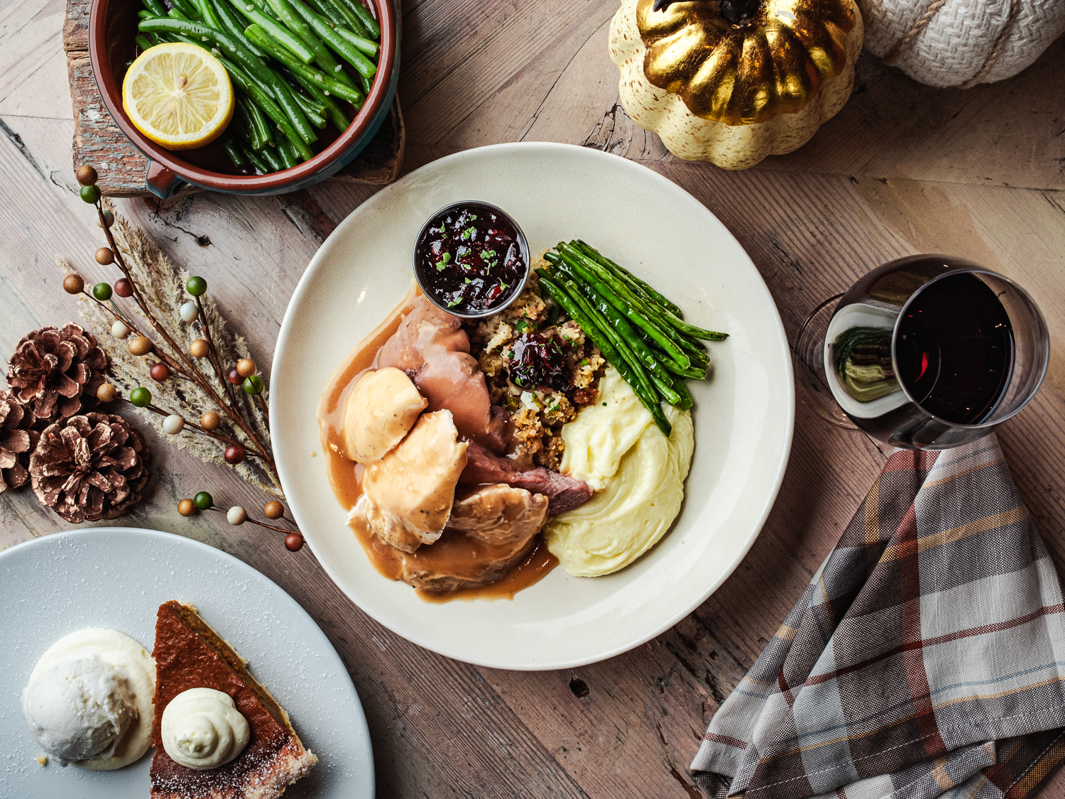 thanksgiving platter for the holidays in henderson at this green valley ranch italian restaurant