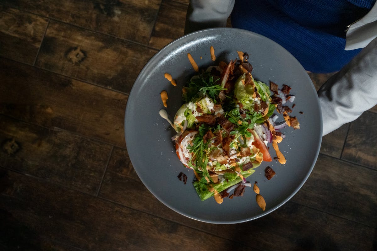 a bowl of food on a plate