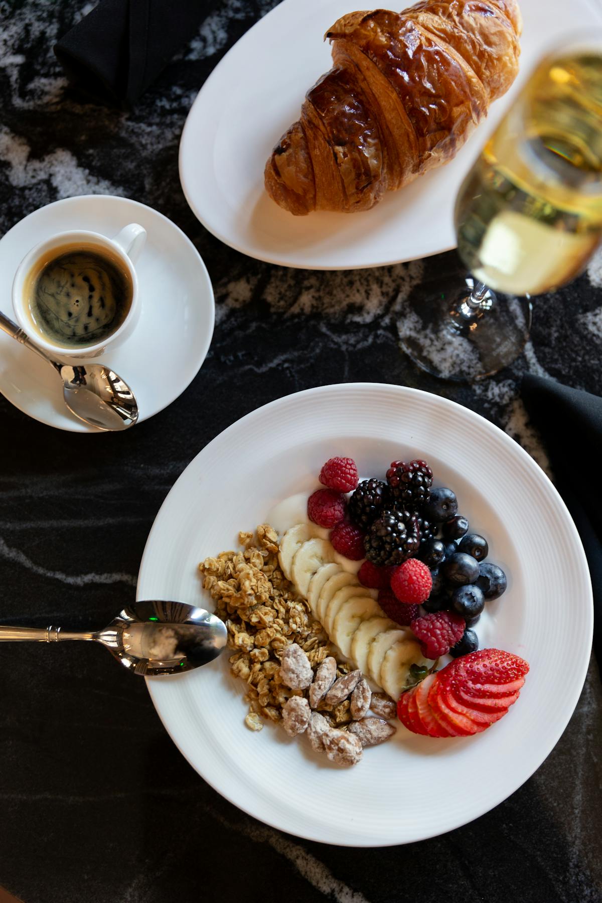 a plate of food on a table